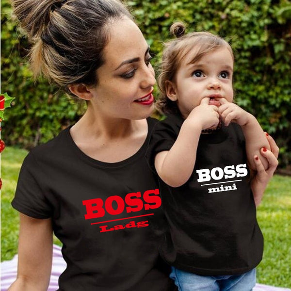 New family matching clothes T shirt Women son daughter mum T shirt tops kids baby girl boys casual T shirt outfits