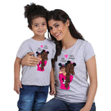 mama baby mouse cartoon family t shirt for mother daughter clothes for mommy and me outfits mum baby girl big little sisters