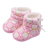 Baby Boy Girl Shoes Soft Sole First Walker Baby Booties Cotton Cartoon Anti-slip Snowshoes Toddler Newborn Shoes Boy