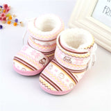 Baby Boy Girl Shoes Soft Sole First Walker Baby Booties Cotton Cartoon Anti-slip Snowshoes Toddler Newborn Shoes Boy