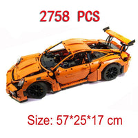 DHL 20086 4031Pcs Technic Car Series Supercar Bugatti Chiron Model Building Blocks Compatible Legoings 42083 Toys Bricks