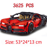 DHL 20086 4031Pcs Technic Car Series Supercar Bugatti Chiron Model Building Blocks Compatible Legoings 42083 Toys Bricks