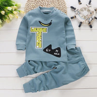 2019 Autumn New Baby Clothing Set Cartoon Cotton Baby Boys Clothing Girls Suit Set 0-3 Year Baby Clothes