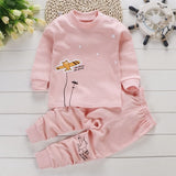 2019 Autumn New Baby Clothing Set Cartoon Cotton Baby Boys Clothing Girls Suit Set 0-3 Year Baby Clothes