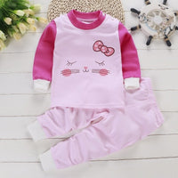 2019 Autumn New Baby Clothing Set Cartoon Cotton Baby Boys Clothing Girls Suit Set 0-3 Year Baby Clothes