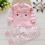 2019 Autumn New Baby Clothing Set Cartoon Cotton Baby Boys Clothing Girls Suit Set 0-3 Year Baby Clothes