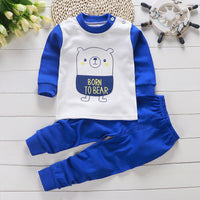 2019 Autumn New Baby Clothing Set Cartoon Cotton Baby Boys Clothing Girls Suit Set 0-3 Year Baby Clothes