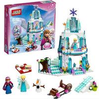 316pcs Dream Princess Castle Elsa Ice Castle Princess Anna Set Model Building Blocks Gifts Toys Compatible Legoinglys Friends