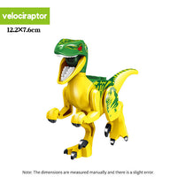 Legoing Jurassic World Park Dinosaur animal Building Blocks figures compatible with Legoed Duploes bricks toys for Childrens