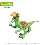 Legoing Jurassic World Park Dinosaur animal Building Blocks figures compatible with Legoed Duploes bricks toys for Childrens