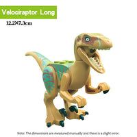 Legoing Jurassic World Park Dinosaur animal Building Blocks figures compatible with Legoed Duploes bricks toys for Childrens