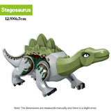 Legoing Jurassic World Park Dinosaur animal Building Blocks figures compatible with Legoed Duploes bricks toys for Childrens