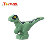 Legoing Jurassic World Park Dinosaur animal Building Blocks figures compatible with Legoed Duploes bricks toys for Childrens