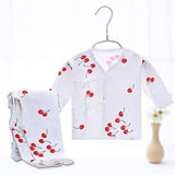 2Pcs/Set Baby Girl Boy Clothes Newborn Clothes Sets Outfit Spring Long Sleeve Infant Clothing Suit Cotton 0-3M