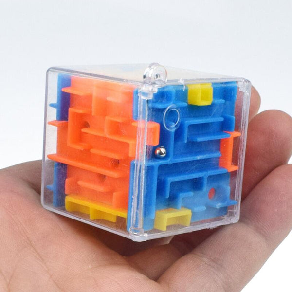 1PC 3D Magic Speed Cube Magical Maze Labyrinth Rolling Toys Learning Puzzle Maze Ball For Kid Children Toy Christmas Gift