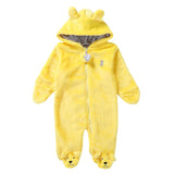 Baby Rompers Newborn Baby Girl Clothes Set Cute 3D Bear Ear Jumpsuit Baby Boy Clothes Set Rompers Warm Baby Clothing Set