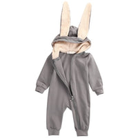 Baby Rompers Newborn Baby Girl Clothes Set Cute 3D Bear Ear Jumpsuit Baby Boy Clothes Set Rompers Warm Baby Clothing Set