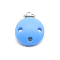 Baby Pacifier Clip Silicone Soother Teether Nipple Holder Round Soft Saliva Towel Clips Toys Buckle Newborn Nursing Supplies DIY