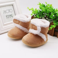 Baby Boy Girl Shoes Soft Sole First Walker Baby Booties Cotton Cartoon Anti-slip Snowshoes Toddler Newborn Shoes Boy