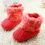 Baby Boy Girl Shoes Soft Sole First Walker Baby Booties Cotton Cartoon Anti-slip Snowshoes Toddler Newborn Shoes Boy