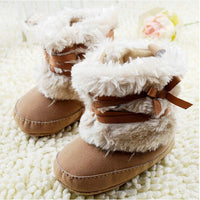 Baby Boy Girl Shoes Soft Sole First Walker Baby Booties Cotton Cartoon Anti-slip Snowshoes Toddler Newborn Shoes Boy