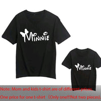 New family matching clothes T shirt Women son daughter mum T shirt tops kids baby girl boys casual T shirt outfits