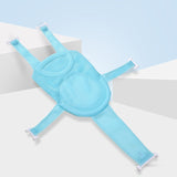 Newborn Infant Adjustable Bath Tub Pillow Seat Mat Cross Shaped Non-slip Baby Bath Net Mat Kids Bathtub Shower Cradle Bed Seat