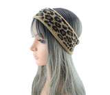 bunvel Mother Daughter Headbands Baby Toddler Turban for Girls Mommy and Me Clothes Leopard Autumn Winter Headband ff