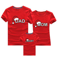 2019 Dad Mom Baby Christmas Clothing Family Matching Outfits Clothes Mother Daughter Father Son Look Mommy and Me T-Shirt Set