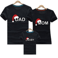 2019 Dad Mom Baby Christmas Clothing Family Matching Outfits Clothes Mother Daughter Father Son Look Mommy and Me T-Shirt Set