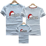 2019 Dad Mom Baby Christmas Clothing Family Matching Outfits Clothes Mother Daughter Father Son Look Mommy and Me T-Shirt Set