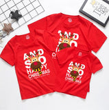 2019 Dad Mom Baby Christmas Clothing Family Matching Outfits Clothes Mother Daughter Father Son Look Mommy and Me T-Shirt Set