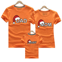 2019 Dad Mom Baby Christmas Clothing Family Matching Outfits Clothes Mother Daughter Father Son Look Mommy and Me T-Shirt Set