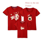 2019 Dad Mom Baby Christmas Clothing Family Matching Outfits Clothes Mother Daughter Father Son Look Mommy and Me T-Shirt Set