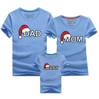 2019 Dad Mom Baby Christmas Clothing Family Matching Outfits Clothes Mother Daughter Father Son Look Mommy and Me T-Shirt Set