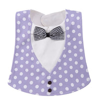 Fashion Baby Bibs Waterproof Baby Tuxedo Feeding Saliva Towel boy Eating Accessory Soft Baby Stuff 0-3 Years Baby Bibs