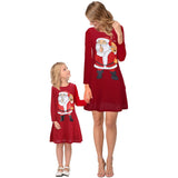 Christmas Family Pajamas Christmas Mother and Daughter Clothes Mother Daughter Dresses Matching Christmas Clothing Baby Dress