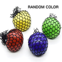 Novetly Funny Squeeze Ball Cute Stress Relief Ball Hand Wrist Exercise Anti-stress Slime Grape Ball Toy Funny Gadgets Toys Gift