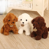 18/25 cm Simulation Teddy Dog Poodle Plush Toys Cute Animal Suffed Doll  for Christmas Gift