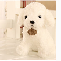 18/25 cm Simulation Teddy Dog Poodle Plush Toys Cute Animal Suffed Doll  for Christmas Gift