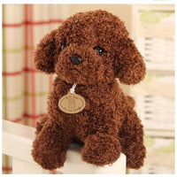 18/25 cm Simulation Teddy Dog Poodle Plush Toys Cute Animal Suffed Doll  for Christmas Gift