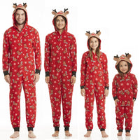 Christmas Family Matching Pajamas Sleepwear Nightwear Cute Deer Dad Mother And daughter Kids Baby Clothes Outfits Costume