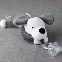 1Pc Cute Baby Cartoon Dummy Pacifier Chain Clips Newborn Plush Animal Toys Toddler Soother Nipples Holder (not include Pacifier)