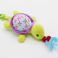 1Pc Cute Baby Cartoon Dummy Pacifier Chain Clips Newborn Plush Animal Toys Toddler Soother Nipples Holder (not include Pacifier)