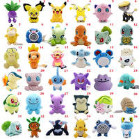 36 styles Anime Doll Pikachu Poliwag Bulbasaur Charmander Lapras Snorlax Stuffed Peluche Plush Toy Christmas Gift For Children