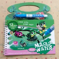 Magic Water Drawing Book Coloring Book Doodle & Magic Pen Painting Drawing Toy Gift Painting Board for Kids Boys Girls Education