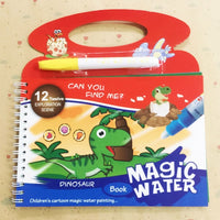 Magic Water Drawing Book Coloring Book Doodle & Magic Pen Painting Drawing Toy Gift Painting Board for Kids Boys Girls Education