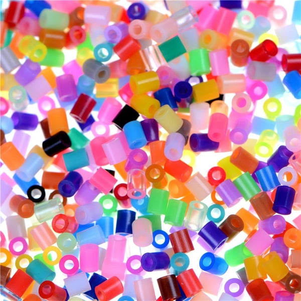 1000 pcs/pack fuse beads for kids 2.6mm Hama Beads Iron Beads Diy Puzzles Mini mix color Toy learning toys for children