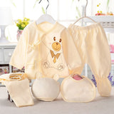 Newborn baby suits pure cotton ( 5pcs/set)  baby fashion underwear 15 colors sets Infant unisex suit
