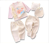 Newborn baby suits pure cotton ( 5pcs/set)  baby fashion underwear 15 colors sets Infant unisex suit
